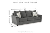 Stairatt Gravel Sofa, Loveseat, Chair and Ottoman