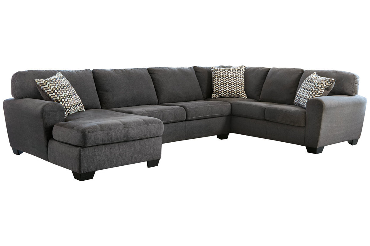 Ambee Slate 3-Piece LAF Chaise Sectional