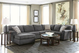 Ambee Slate 3-Piece LAF Chaise Sectional