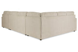 Edenfield Linen 3-Piece RAF Chaise Sectional