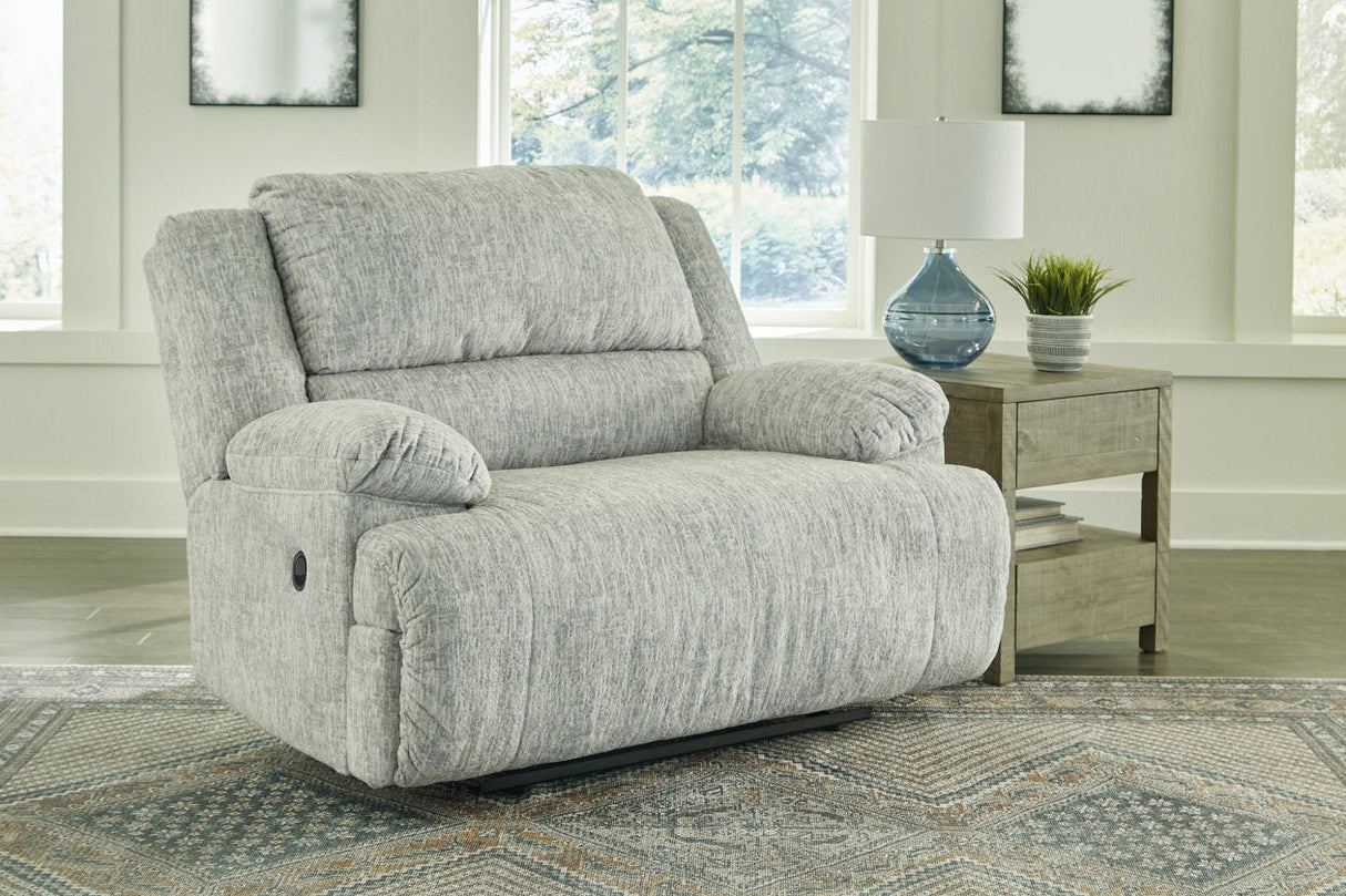 McClelland Gray Oversized Recliner