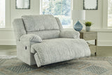 McClelland Gray Oversized Recliner