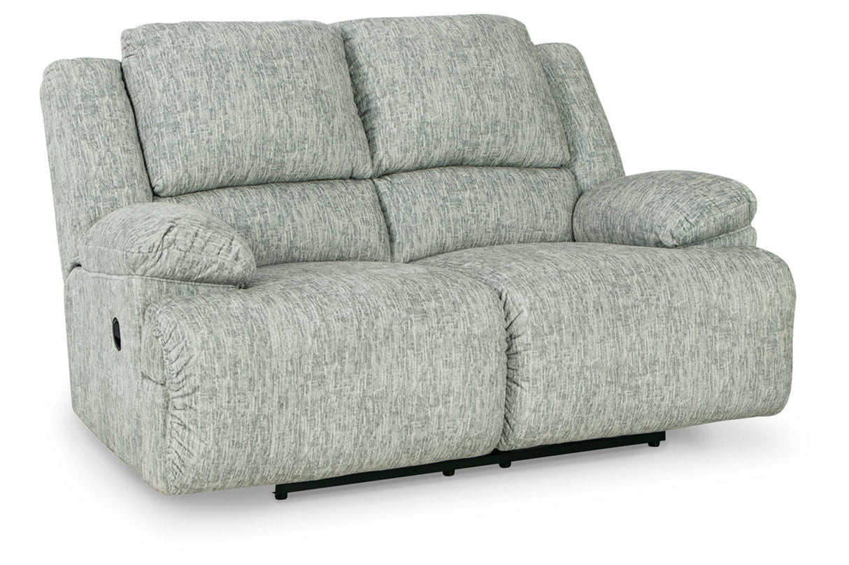 McClelland Gray Reclining Loveseat