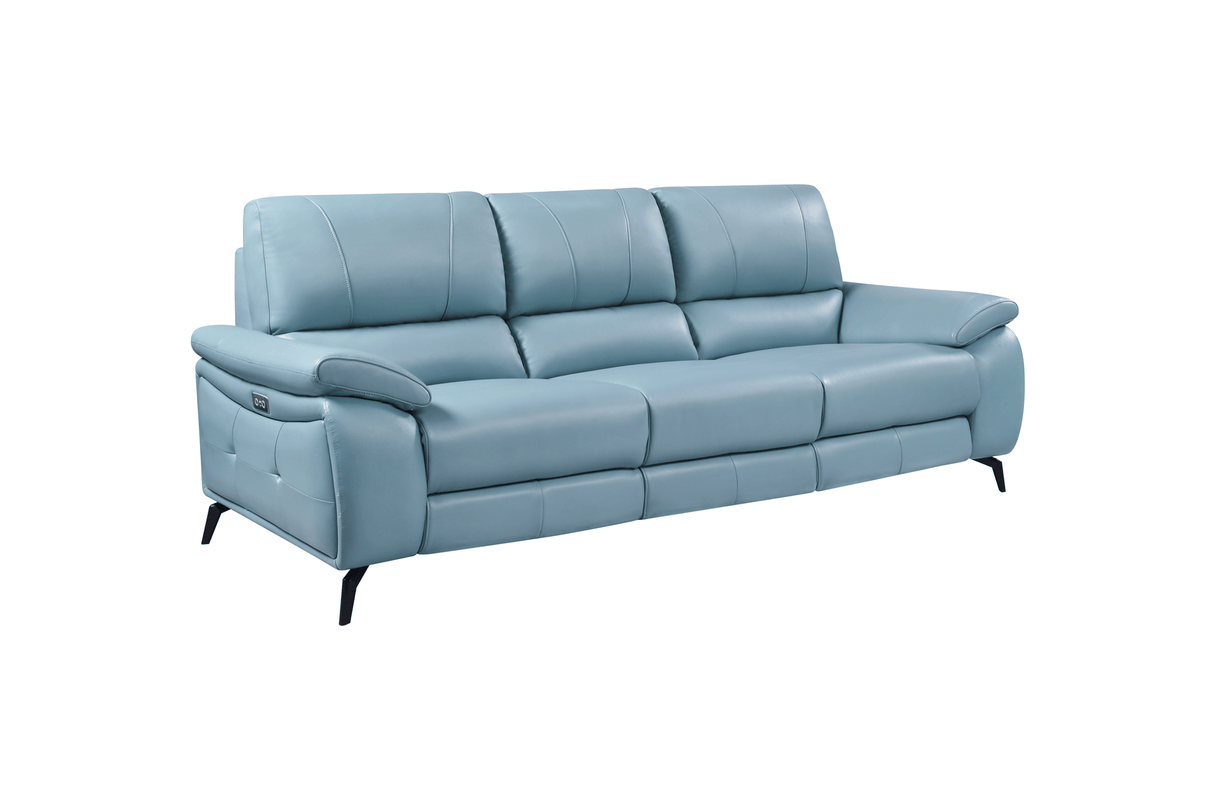 2934 Blue Chair w/ electric recliner by ESF Furniture at Eve Furniture