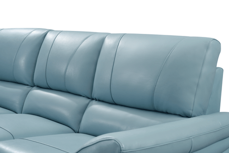 2934 Blue Chair w/ electric recliner by ESF Furniture at Eve Furniture