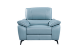 2934 Blue Chair w/ electric recliner by ESF Furniture at Eve Furniture