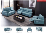 2934 Blue Chair w/ electric recliner by ESF Furniture at Eve Furniture