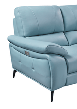 2934 Blue Chair w/ electric recliner by ESF Furniture at Eve Furniture