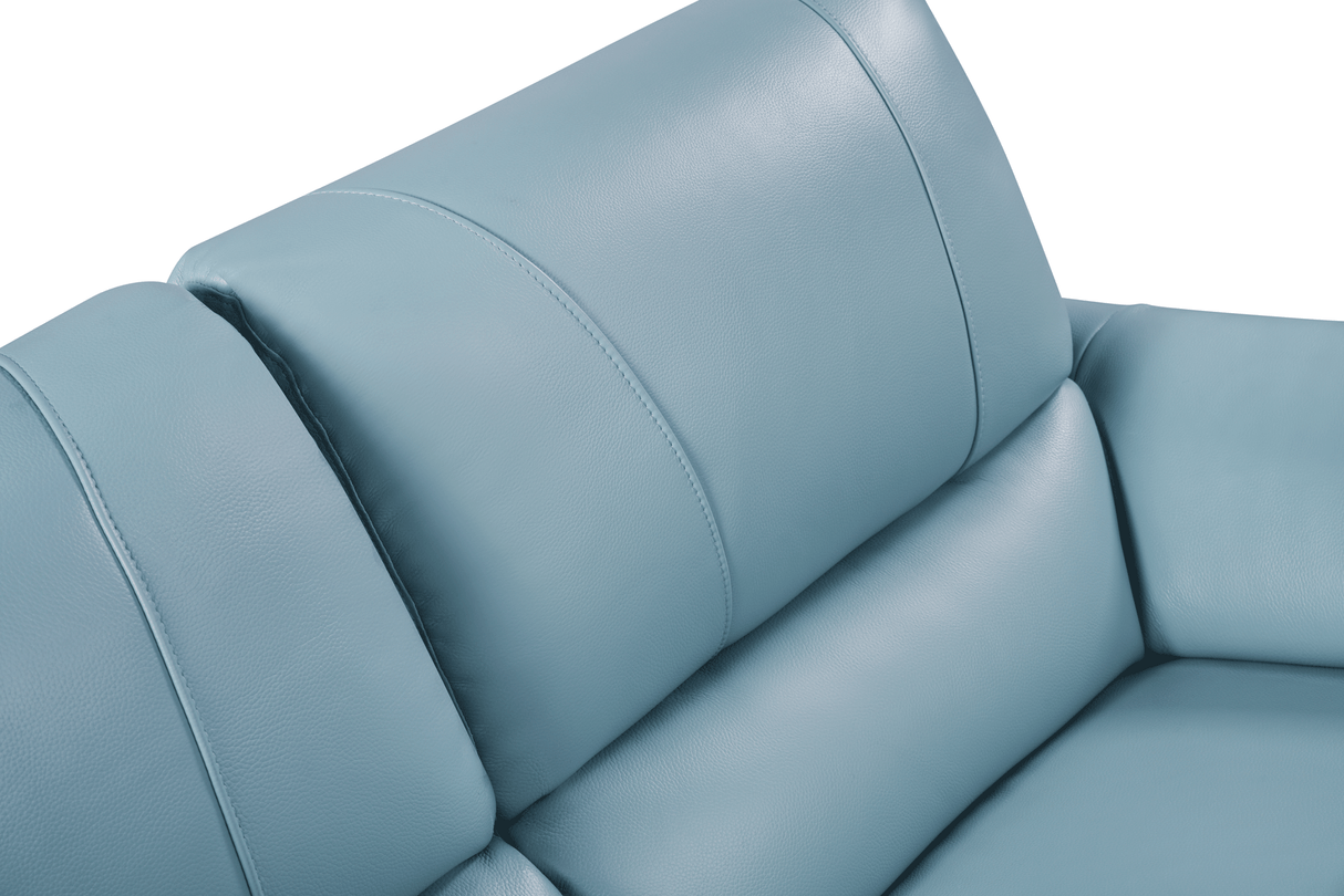 2934 Blue Chair w/ electric recliner by ESF Furniture at Eve Furniture
