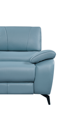 2934 Blue Chair w/ electric recliner by ESF Furniture at Eve Furniture