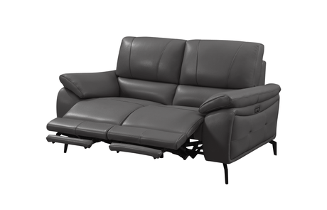 2934 Dark Grey Chair w/ electric recliners by ESF Furniture at Eve Furniture