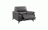 2934 Dark Grey Chair w/ electric recliners by ESF Furniture at Eve Furniture
