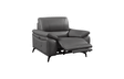 2934 Dark Grey Chair w/ electric recliners by ESF Furniture at Eve Furniture