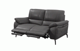 2934 Dark Grey Loveseat w/ electric recliners by ESF Furniture at Eve Furniture