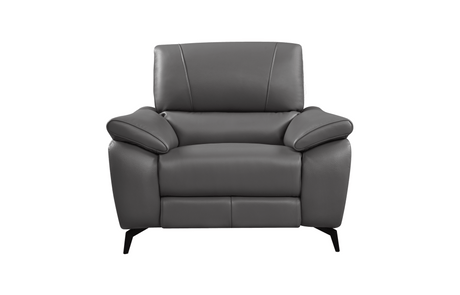 2934 Dark Grey Loveseat w/ electric recliners by ESF Furniture at Eve Furniture