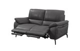 2934 Dark Grey Loveseat w/ electric recliners by ESF Furniture at Eve Furniture