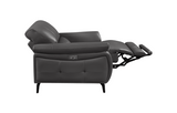 2934 Dark Grey Sofa w/ electric recliners by ESF Furniture at Eve Furniture