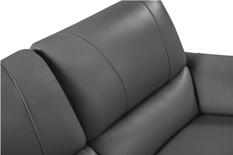 2934 Dark Grey Sofa w/ electric recliners by ESF Furniture at Eve Furniture