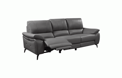 2934 Dark Grey Sofa w/ electric recliners by ESF Furniture at Eve Furniture