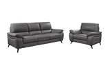 2934 Dark Grey Sofa w/ electric recliners by ESF Furniture at Eve Furniture