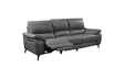 2934 Dark Grey Sofa w/ electric recliners by ESF Furniture at Eve Furniture