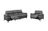 2934 Dark Grey w/ electric recliners by ESF Furniture at Eve Furniture