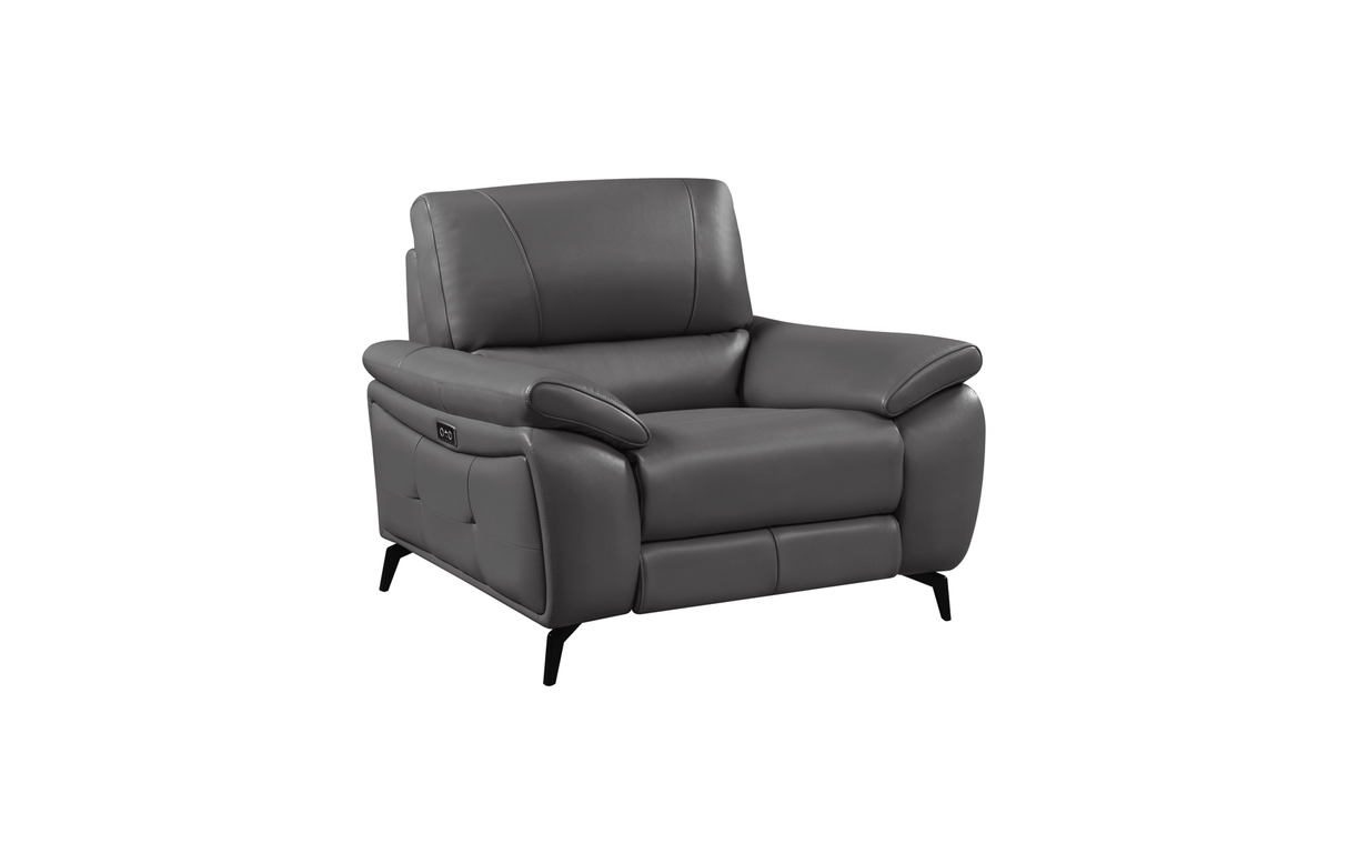 2934 Dark Grey w/ electric recliners by ESF Furniture at Eve Furniture
