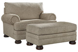 Kananwood Oatmeal Chair and Ottoman