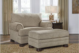 Kananwood Oatmeal Chair and Ottoman