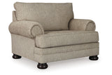 Kananwood Oatmeal Loveseat with Oversized Chair and Ottoman