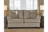 Kananwood Oatmeal Loveseat with Oversized Chair and Ottoman