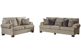 Kananwood Oatmeal Sofa and Loveseat