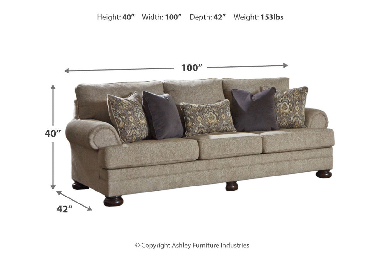 Kananwood Oatmeal Sofa, Chair and Ottoman