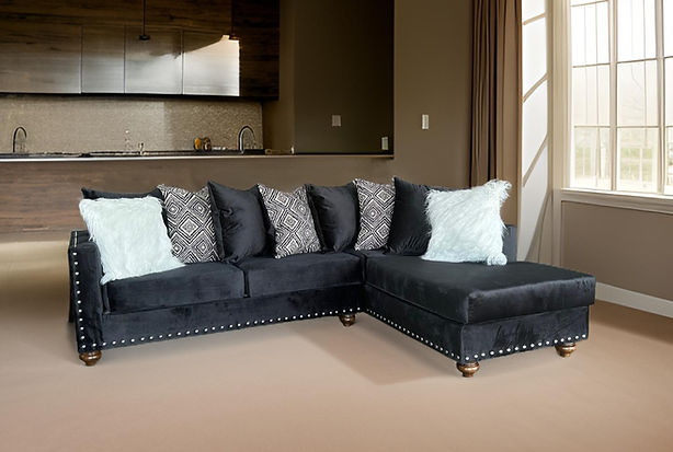 S315 Black Sectional