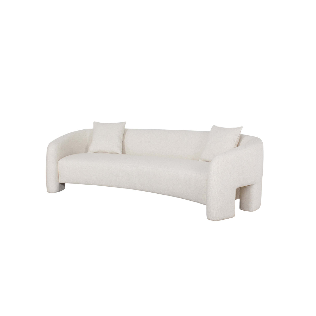 3-Piece Sylvia Sofa and Accent Chair in Angora by Manhattan Comfort at Eve Furniture