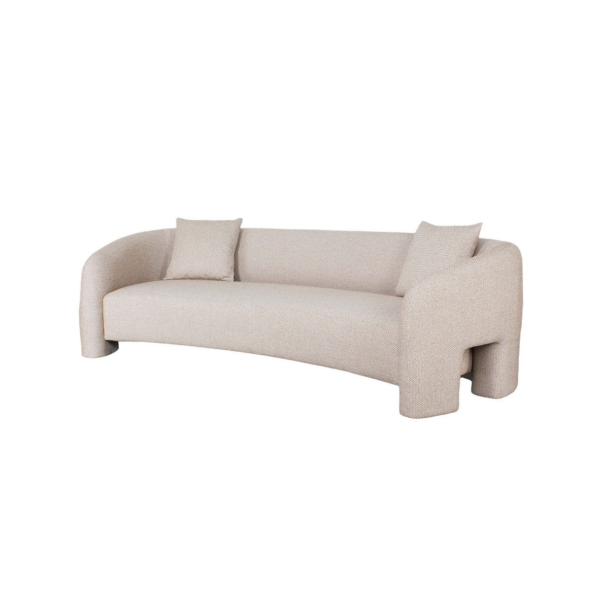 3-Piece Sylvia Sofa and Accent Chair in Gold Dust by Manhattan Comfort at Eve Furniture