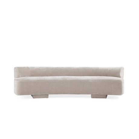 3-Piece Verandah 112" XL Sofa and 2 Accent Chairs in Beige by Manhattan Comfort at Eve Furniture