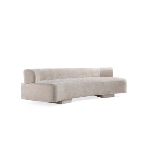 3-Piece Verandah 112" XL Sofa and 2 Accent Chairs in Beige by Manhattan Comfort at Eve Furniture