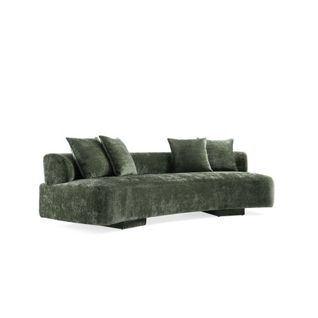 3-Piece Verandah 112" XL Sofa and 2 Accent Chairs in Olive Green by Manhattan Comfort at Eve Furniture