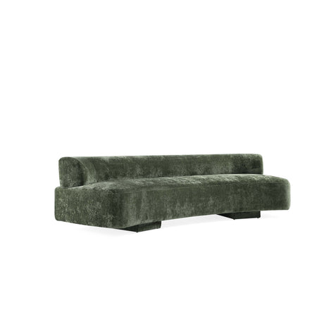 3-Piece Verandah 112" XL Sofa and 2 Accent Chairs in Olive Green by Manhattan Comfort at Eve Furniture