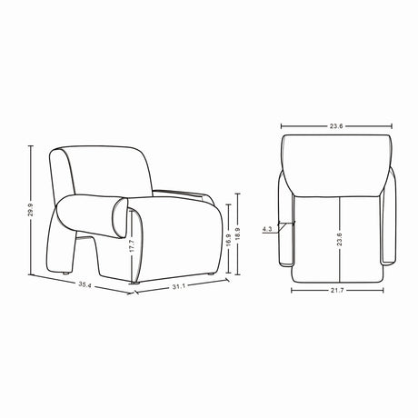 3-Piece Verandah 112" XL Sofa and 2 Accent Chairs in Olive Green by Manhattan Comfort at Eve Furniture