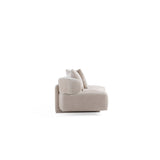 3-Piece Verandah 90.6" Sofa, 112" XL Sofa and Accent Chair in Beige by Manhattan Comfort at Eve Furniture