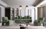 3-Piece Verandah 90.6" Sofa and 2 Accent Chairs in Olive Green by Manhattan Comfort at Eve Furniture