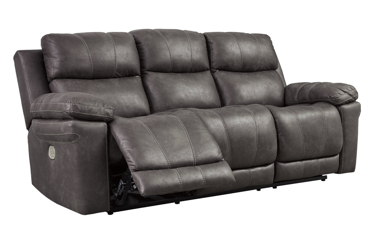 Erlangen Midnight Power Reclining Sofa