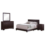 Dorian Brown/Dark Cocoa 4-Piece Full Bedroom Set