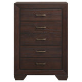 Dorian Brown/Dark Cocoa 5-Piece Full Bedroom Set
