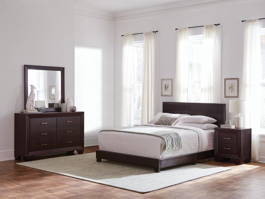 Dorian Brown/Dark Cocoa 4-Piece Twin Bedroom Set