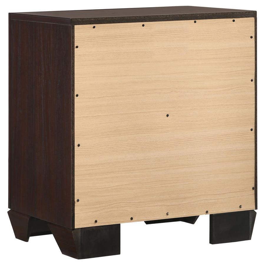 Dorian Brown/Dark Cocoa 5-Piece Twin Bedroom Set