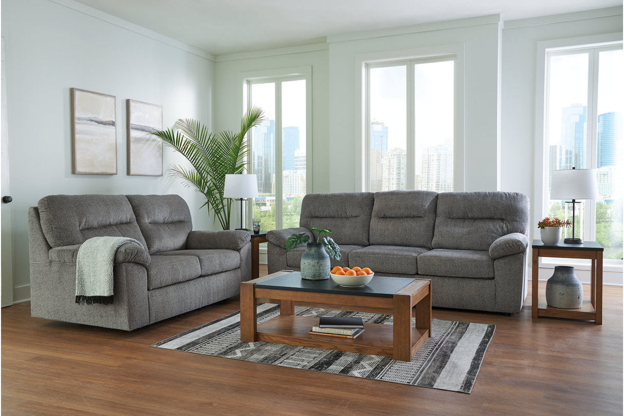 Bindura Mineral Sofa and Glider Loveseat