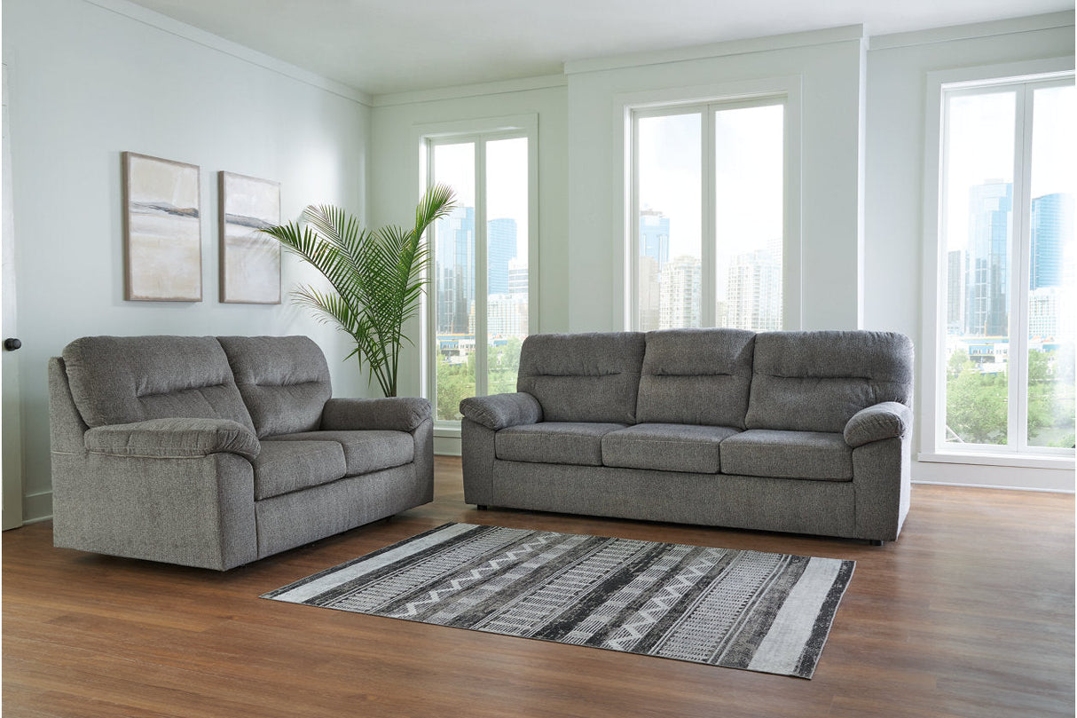 Bindura Mineral Sofa and Glider Loveseat